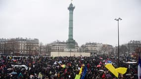 Manifestation contre la loi "sécurité globale" à Paris, le 16 janvier 2021