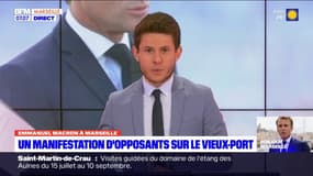 "C'est invraisemblable": une manifestation d'opposants à Emmanuel Macron sur le Vieux-Port de Marseille