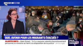 "Oui, ces images sont choquantes": Emmanuelle Wargon réagit au démantèlement du camp de migrants à Paris