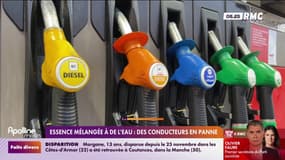 Essence mélangée à l'eau: des conducteurs en panne en Normandie
