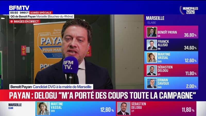 Municipales 2026 à Marseille: "Je ne demande à personne de se retirer", affirme le maire sortant Benoît Payan