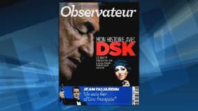 La couverture du "Nouvel Observateur" consacré au livre "Belle et Bête" de Marcela Iacub