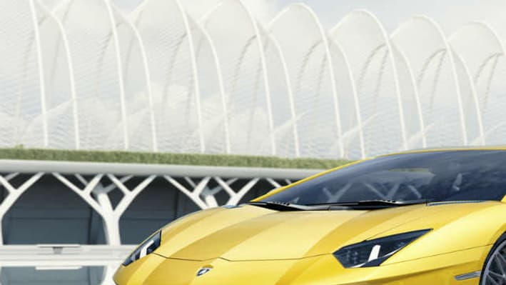 Le système de gestion de la puissance via les quatre roues motrices vient de la Centenario.