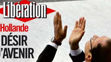 Libération reprend le slogan de Ségolène Royal en Une.