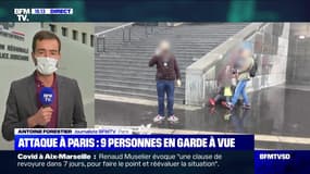 Attaque à Paris: neuf personnes en garde à vue
