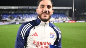Rayan Cherki le 13 avril 2025 après Auxerre-OL