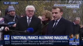 Depuis l'historial franco-allemand, Emmanuel Macron prône une "Europe souveraine, unie et démocratique"