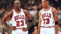 Michael Jordan et Scottie Pippen en 1997