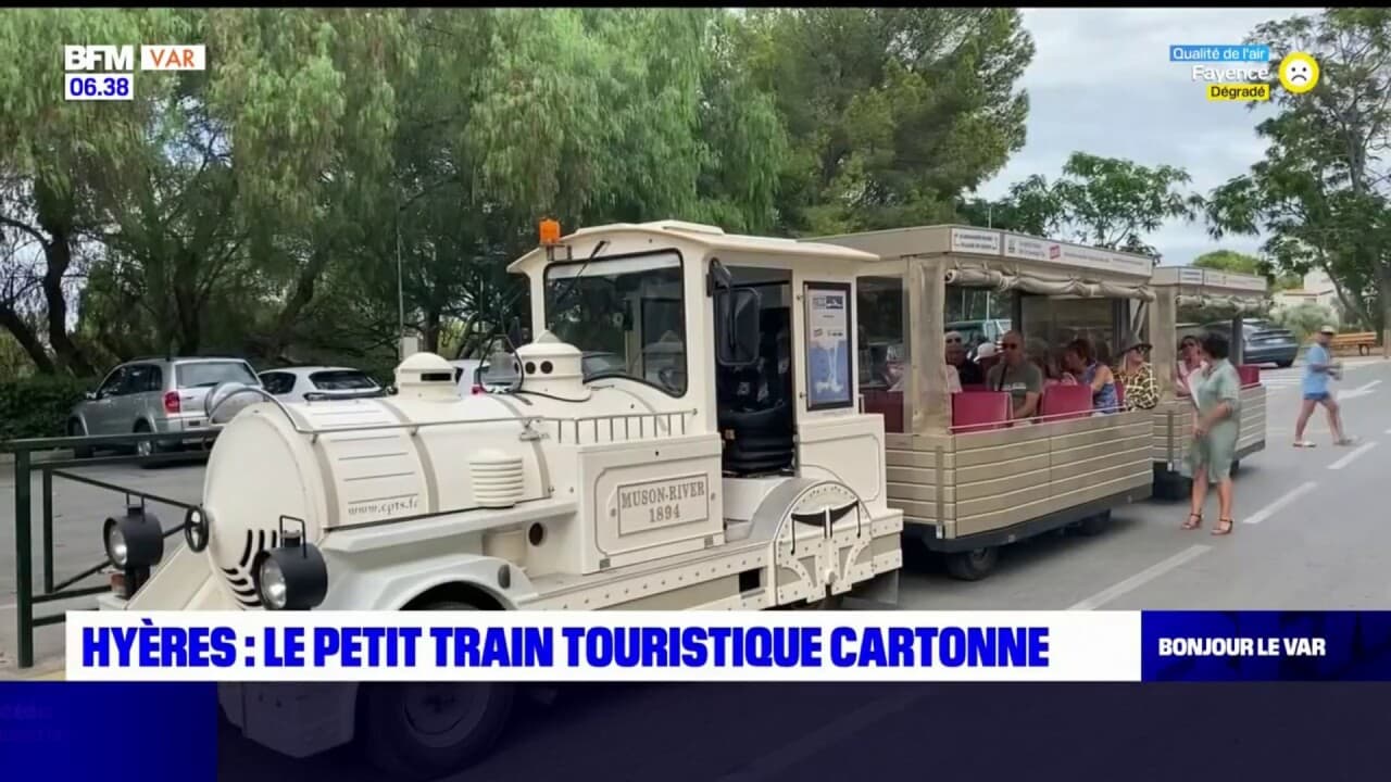 Hyères: le petit train touristique bat des records de fréquentation cet été