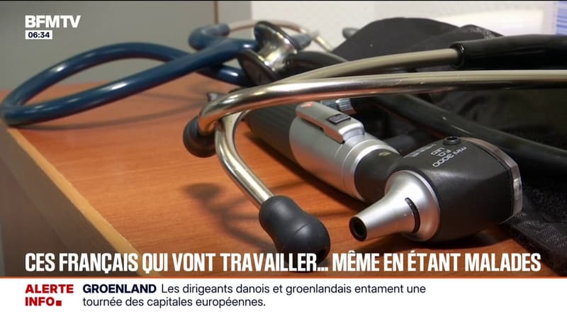 Selon une étude, 43% des Français vont travailler en étant malades