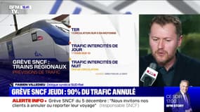 Fabien Villedieu (SUD-Rail) sur le 5 décembre: "Si vous voulez que la grève elle soit courte, il faut qu'elle soit dure"