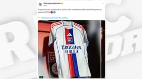 L’Olympique Lyonnais a officialisé la tenue domicile que porteront les joueurs de l’équipe entraînée par Paulo Fonseca lors de la saison 2025-2026.