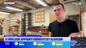 Bouxwiller: Rodolphe Klein est le meilleur apprenti ébéniste de France