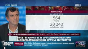 Coronavirus: "On estime à 100 000 le nombre de malades selon une modélisation"