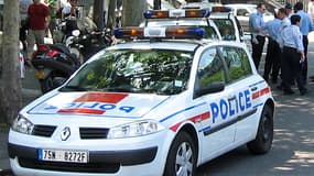 Voiture de police. (illustration)