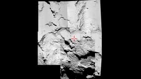 La petite sonde Philae, une fois sur la comète Tchouri, n'aurait finalement pas réussi son forage.