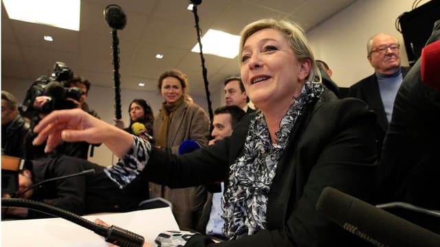 Marine Le Pen a réuni lundi le bureau politique du Front national afin de déterminer comment transformer l'essai des 17,9%