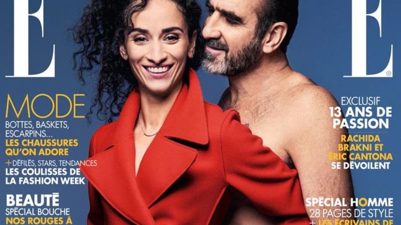 Eric Cantona fait tomber le haut et le bas pour Elle.