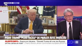 Guerre en Ukraine: "Ce sont les Russes qui ont les cartes en main, il suffit qu'ils arrêtent cette guerre d'agression", déclare Thierry Breton