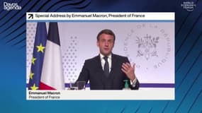 Emmanuel Macron depuis Davos: "l'économie de demain devra penser à la fois l'innovation, la vulnérabilité et l'humanité"