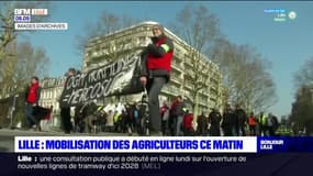 Lille: mobilisation des agriculteurs ce mardi matin