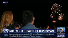 Nice retrouve sa tradition des feux d'artifice deux ans après l'attentat sur la Promenade des Anglais