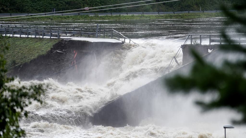 Norvège: les impressionnantes images des inondations qui ont provoqué l'évacuation de milliers de personnes