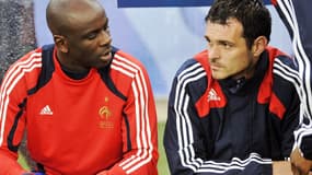 Lilian Thuram et Willy Sagnol, en 2008