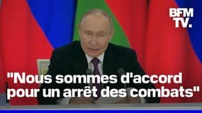 Ukraine: Vladimir Poutine soutient une trêve mais avec quelques réserves 