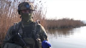 Un soldat ukrainien du 73e centre d'opérations maritimes interrogé par BFMTV