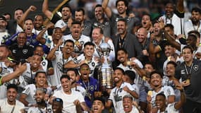 La joie des joueurs de Botafogo, vainqueurs de la Copa Libertadores le 30 novembre 2024