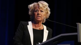 Marie-Christine Arnautu, proche de Jean-Marie Le Pen, est candidate à Nice pour le FN.