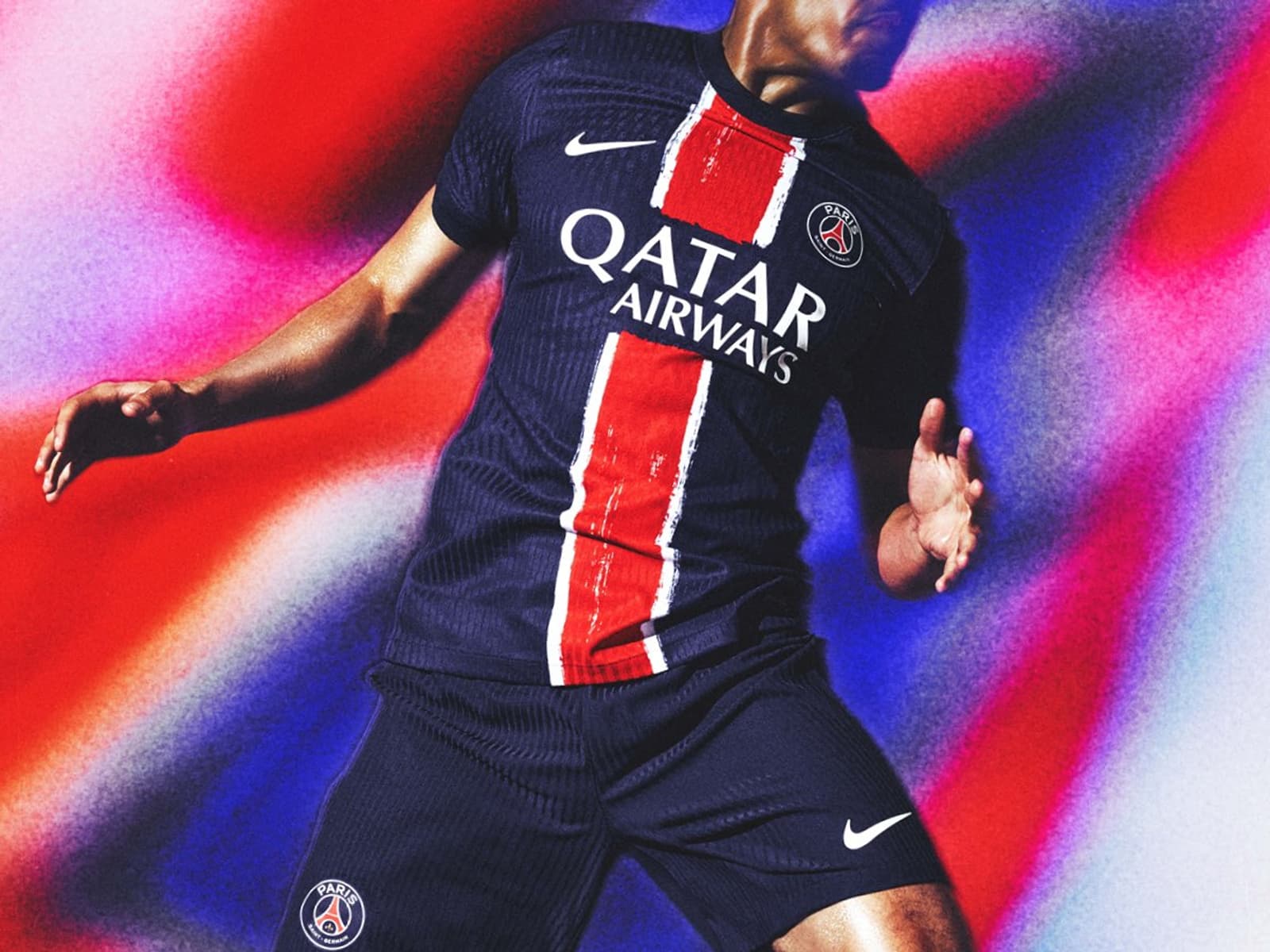 Maillot PSG Officiel 2024/2025 Jordan - Version Joueur - Taille L - N°10 MBELE