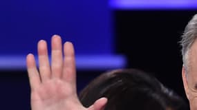 Tim Kaine et Mike Pence lors de leur débat télévisé, le 4 octobre. 