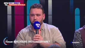 François Blot (président des Jeunes Agriculteurs de la Mayenne): "Il faut aller à Paris. On n'a rien à se reprocher, on est droits dans nos bottes"