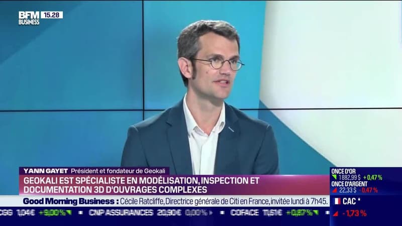 Yann Gayet (Geokali) : Geokali est spécialiste en modélisation, inspection et documentation 3D d'ouvrages complexes - 07/05