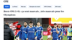 La Provence très inquiète pour les Marseillais, battus à Brest