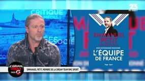 Le Grand Oral d'Emmanuel Petit, membre de la Dream Team Foot de RMC, BFM Sport et SFR Sport - 26/10