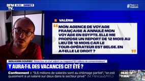 Mon agence de voyage me propose un report de 12 et non pas 18 mois, comment faire? 