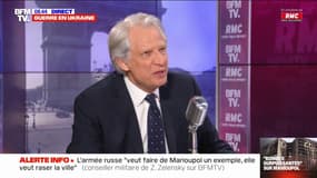 De Villepin : " Je sens profondément qu'il y a un prix à payer aujourd'hui"