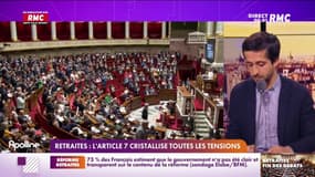 Retraites: l'article 7 cristallise toutes les tensions 