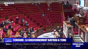 Censure : le gouvernement Bayrou a tenu - 16/01