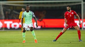 Odion Ighalo (avec le maillot du Nigeria).