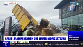 Arles: manifestation des agriculteurs
