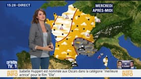 La météo pour ce mercredi 25 janvier 2017