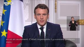 Emmanuel Macron sur le vaccin contre le Covid-19: "L'espoir est là"