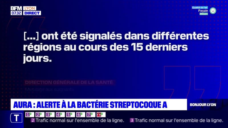 Auvergne-Rhône-Alpes: alerte à la bactérie streptocoque A