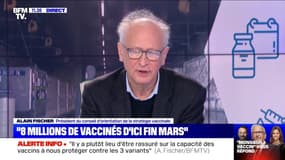 Alain Fischer: "Dès dix à douze jours après l'injection de la première dose, la protection débute"
