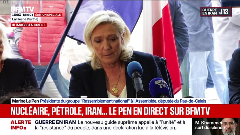 Hausse du prix du carburant: Marine Le Pen appelle à "contrôler temporairement les marges" des distributeurs