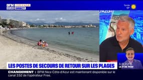 Alpes-Maritimes: les postes de secours de retour sur les plages